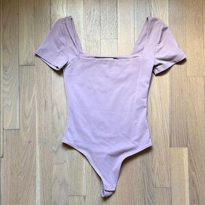 Aritzia Dusty Pink Bodysuit